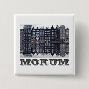 Badge Carré 5 Cm Mokum (Amsterdam)