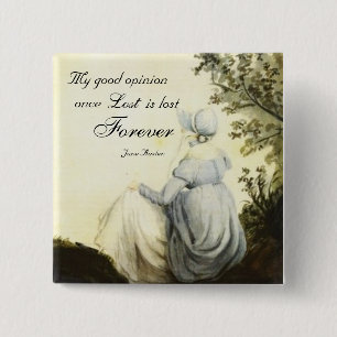 Badge Carré 5 Cm Mon bon bouton d'opinion