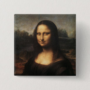 Badge Carré 5 Cm Mona Lisa