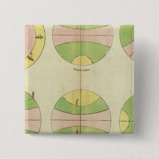 Badge Carré 5 Cm Monde 2 (Devant)