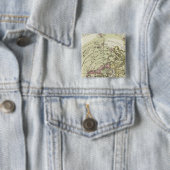 Badge Carré 5 Cm Monde 6 (En situation)
