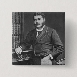 Badge Carré 5 Cm Monsieur Arthur Sullivan