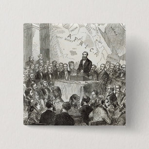Badge Carré 5 Cm Monsieur Samuel Baker