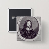 Badge Carré 5 Cm Monsieur Thomas Browne, gravé par Frederick (Devant & derrière)