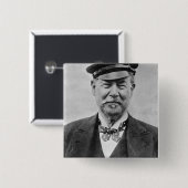 Badge Carré 5 Cm Monsieur Thomas Lipton (Devant & derrière)