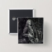 Badge Carré 5 Cm Monsieur William Johnson (Devant & derrière)