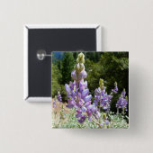 Badge Carré 5 Cm Mont Lupins (Devant & derrière)