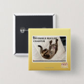 Badge Carré 5 Cm Montagnes russes invisibles (Devant & derrière)