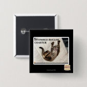 Badge Carré 5 Cm Montagnes russes invisibles (Devant & derrière)