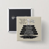 Badge Carré 5 Cm Monter (Devant & derrière)