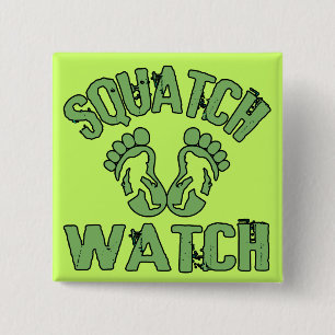 Badge Carré 5 Cm Montre de Squatch