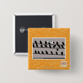 Badge Carré 5 Cm Montrez ! (Devant & derrière)