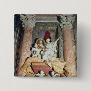 Badge Carré 5 Cm Monument à Maria Clementina Sobieska 1739