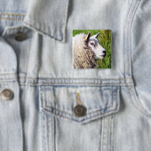 BADGE CARRÉ 5 CM MOQUETTE (En situation)