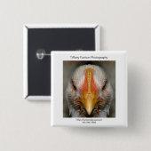 Badge Carré 5 Cm Morceau de promo de poulet (Devant & derrière)