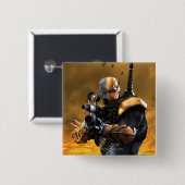 Badge Carré 5 Cm Mort (Devant & derrière)