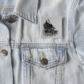 Badge Carré 5 Cm Moses Montefiore (En situation)