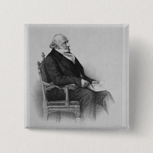 Badge Carré 5 Cm Moses Montefiore (Devant)