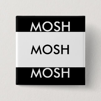BADGE CARRÉ 5 CM MOSH MOSH MOSH
