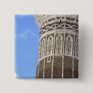 Badge Carré 5 Cm Mosquée Al Bakiriya dans la vieille ville de Sana'