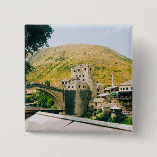 Badge Carré 5 Cm Mostar - Bosnie-Herzégovine