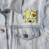 Badge Carré 5 Cm Motif d'avocat (En situation)