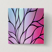 Badge Carré 5 Cm Motif de congé créatif Pearlescent violet (Devant)