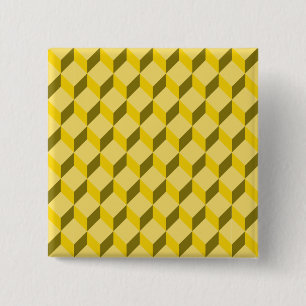 Badge Carré 5 Cm motif escalier