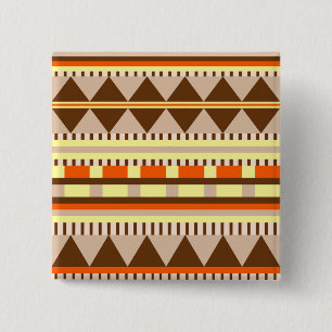 Badge Carré 5 Cm Motif géométrique