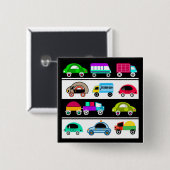 Badge Carré 5 Cm Motifs pour enfants (Devant & derrière)