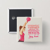 Badge Carré 5 Cm Motivation (Devant & derrière)
