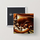 Badge Carré 5 Cm Motocyclette (Devant & derrière)