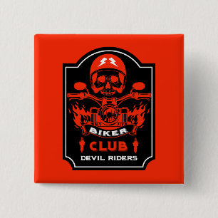 Badge Carré 5 Cm Motorbike Riders Club