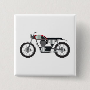Badge Carré 5 Cm Motorcycle