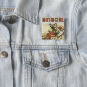 Badge Carré 5 Cm Motricine (En situation)