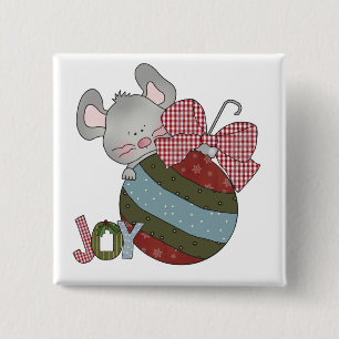 Badge Carré 5 Cm Mouse Joy T-shirts et cadeaux de vacances
