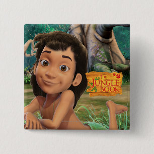 Badge Carré 5 Cm Mowgli 4