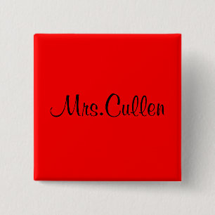 Badge Carré 5 Cm Mrs.Cullen