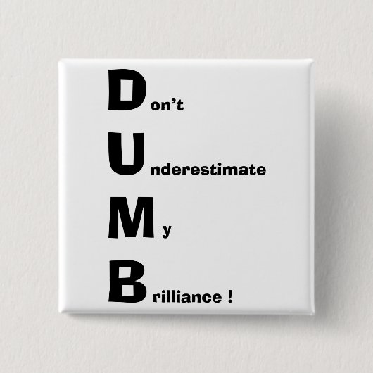BADGE CARRÉ 5 CM MUET (Devant)