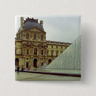 Badge Carré 5 Cm Musée de Louvre