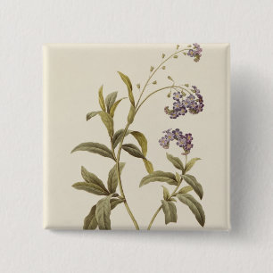 Badge Carré 5 Cm Myosotis