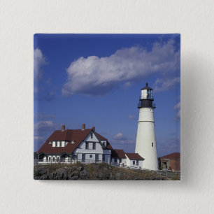 Badge Carré 5 Cm NA, États-Unis, Maine, près de Portland, Portland