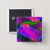 Badge Carré 5 Cm Nage avec dauphins (Devant & derrière)