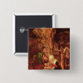 Badge Carré 5 Cm Naissance du Christ, c.1520-25, (Devant & derrière)