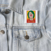 Badge Carré 5 Cm Nancy Pelosi est un clown (En situation)