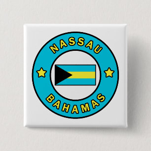 Badge Carré 5 Cm Nassau Bahamas