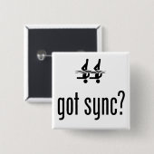 Badge Carré 5 Cm Natation synchronisée (Devant & derrière)