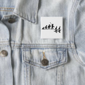 Badge Carré 5 Cm Natation synchronisée (En situation)