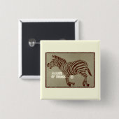 Badge Carré 5 Cm Nature of Things - Habillage promotionnel (1966) (Devant & derrière)