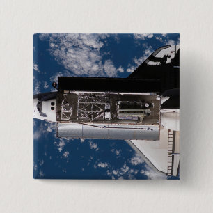 Badge Carré 5 Cm Navette spatiale Atlantis 2